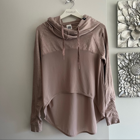 Gymshark Tops - GYMSHARK Taupe Aura Hoodie